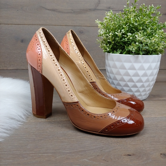 Miu Miu Shoes - Miu Miu Color Block Patent Heels